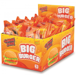 Big Burgers gélifiés 28g - boîte distributrice de 18