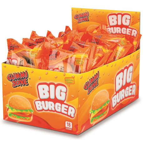 Big Burgers gélifiés 28g - boîte distributrice de 18