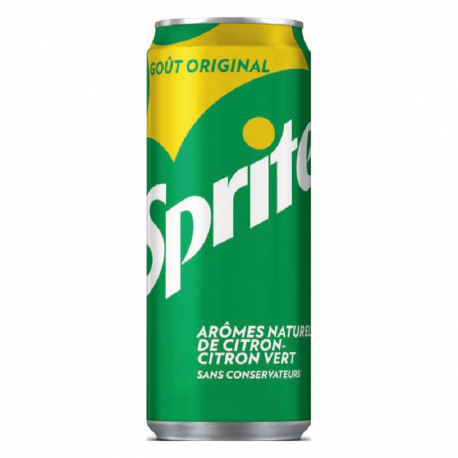 Sprite boîte 33cl slim - 24 canettes