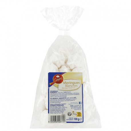 Meringues blanches - 12 sachets de 100g