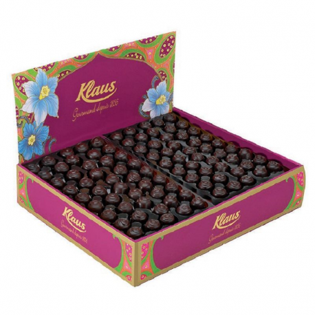 PRECOMMANDE Boules chocolat noir et crème - boîte présentoir de 3kg