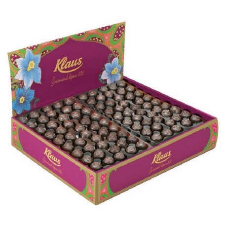 PRECOMMANDE Boules chocolat lait et crème Klaus - boîte présentoir de 3kg
