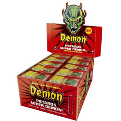 Pétards super démon - 100 cartouches de 10