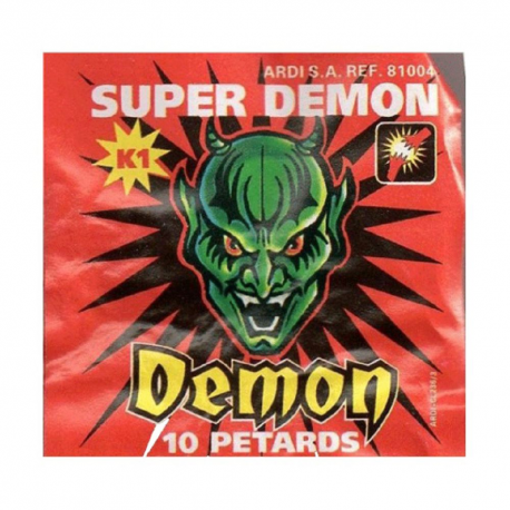 Pétards super démon - 100 cartouches de 10