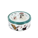 Boîte en métal décorée Winter Woodland garnie de biscuits danois - 150g
