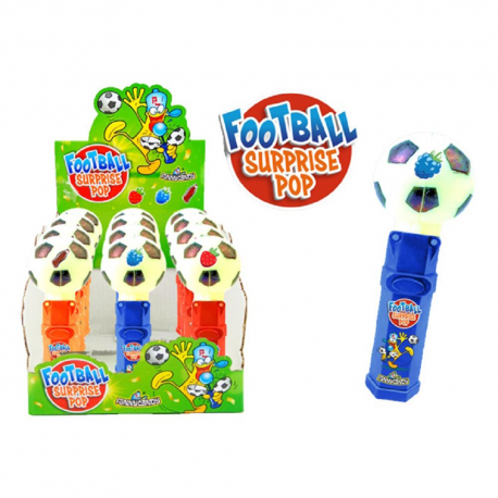 Sucettes Football Pop Cup - boîte de 12