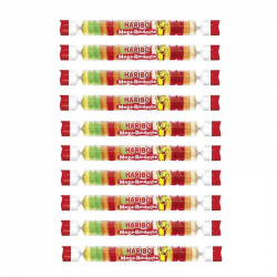 Méga roulettes fruit HARIBO 45g - boîte de 40