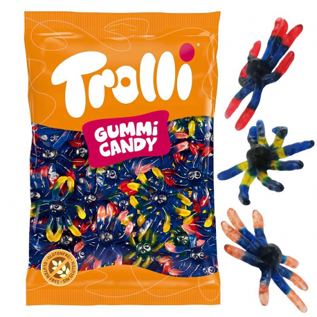 Pieuvres Ursula et son encre (colore la langue) Trolli - sachet de 1kg