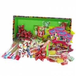 Méga pack de 200 bonbons assortis emballés individuellement