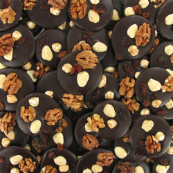 PRECOMMANDE Mendiants au chocolat noir - boîte de 1kg