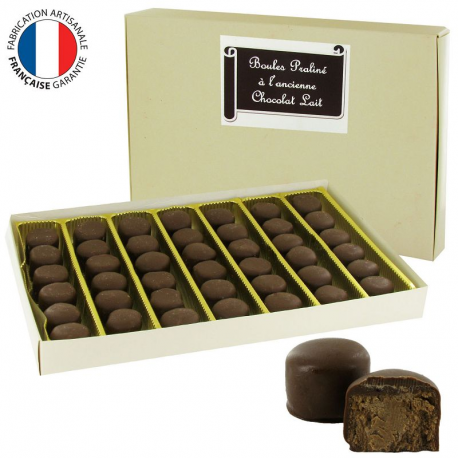 PRECOMMANDE Bouchées praliné lait à l'ancienne - Fabrication artisanale Française - 500g