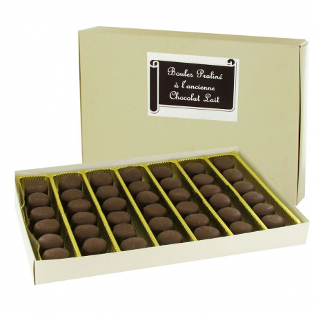 PRECOMMANDE Bouchées praliné lait à l'ancienne - Fabrication artisanale Française - 500g