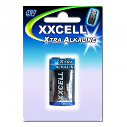 Piles XXCell 6LR61 blister de 1 - le lot de 12