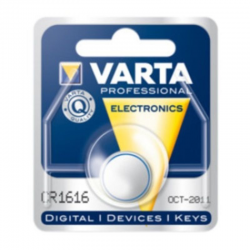 Piles boutons CR1616 Lithium 3V Varta - le lot de 10