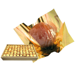 Marrons glacés pliés Naples 18/20g - plateau de 960g