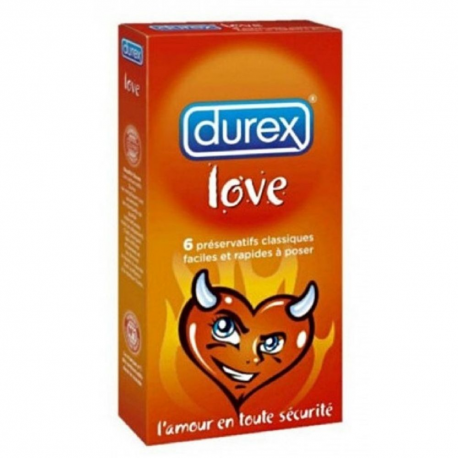 Préservatifs Durex Love x6