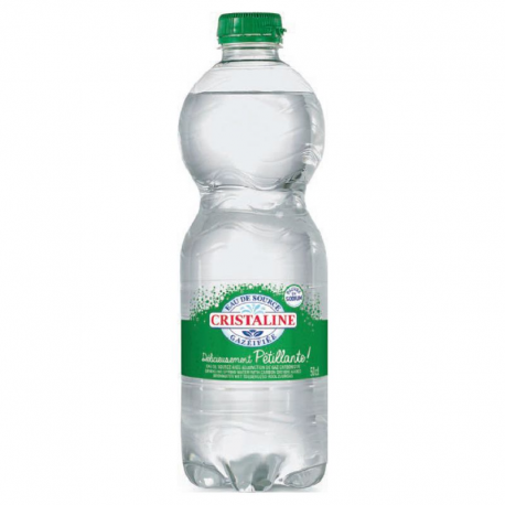 Cristaline eau gazeuse Pet 50cl