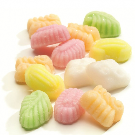 Fondants assortis Figurines Art Déco en sucre de Noël - boîte de 1,500kg