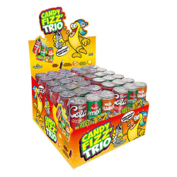 Candy fizz trio pack de 3 canettes - le lot de 24