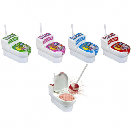 Sour Potty sucettes à tremper Toilettes Funny Candy - boîte de 24