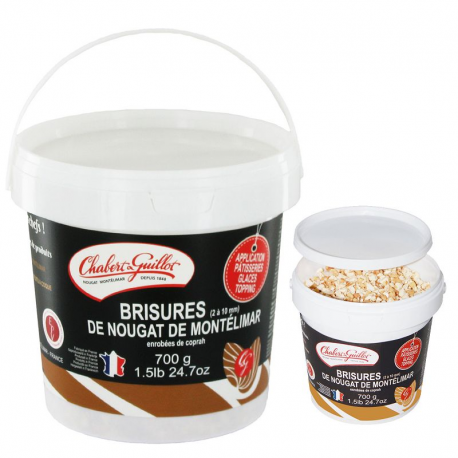 Brisures de nougat de Montélimar - seau de 700g