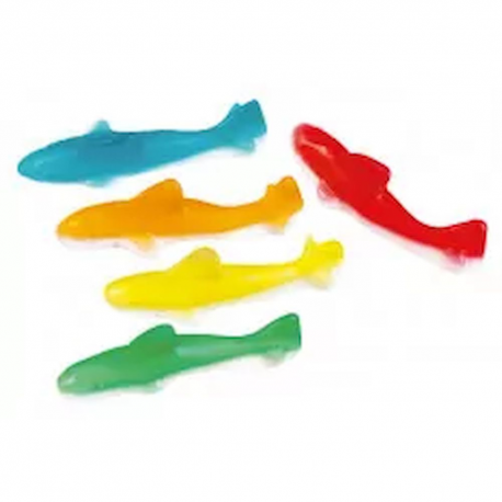 Requins lisses assortis Halal 90g - 12 sachets