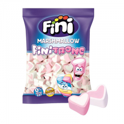 Finitronc Coeurs en guimauve bicolores - sachet de 125