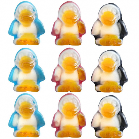 Pingouins assortis couleur - 1kg