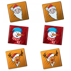 Napolitains assortis spécial Noël - carton de 4kg (563 pièces)