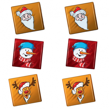 Napolitains assortis spécial Noël - carton de 4kg (563 pièces)