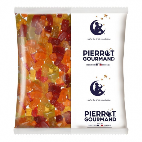 Oursons lisses vrac Pierrot Gourmand bio & vegan - 1kg