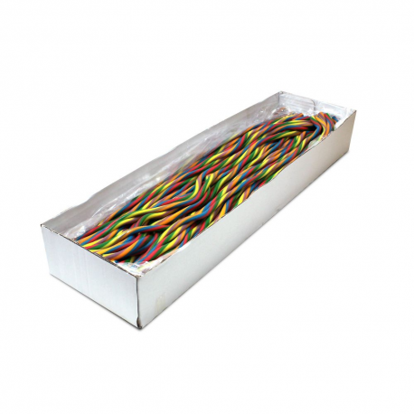 Maxi câbles lisses tornado Tutti Frutti 60g - boîte de 100