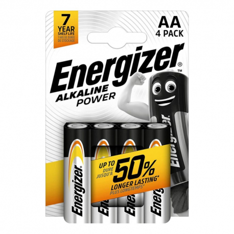 Piles Energizer LR6 - blister de 4 piles