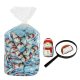 Figurines Bonhommes de neige chocolat au lait et crème de lait - sachet de 1kg