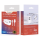 Kit Chargeur secteur 2 ports USB + câble USB-A vers Lightning (Apple)