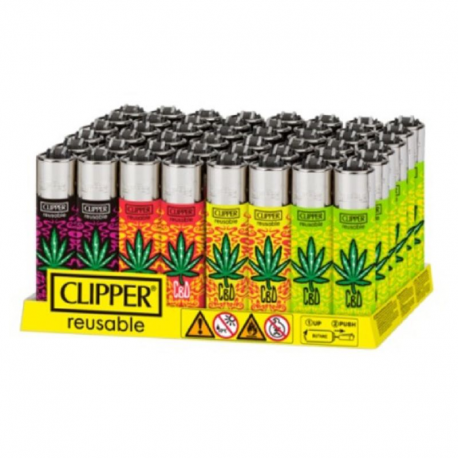 Briquets Clipper décors Renzo CBD - le lot de 48