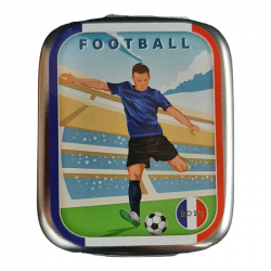 Pastilles menthe forte SANS SUCRE décor Football - 24 boîtes