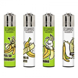 Briquets Clipper décors Feel so Good - le lot de 48