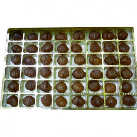 PRECOMMANDE Marrons glacés entiers 20/22g - plateau de 1kg