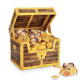 Coffret Pirate Chocomonnaie pièces en chocolat 30g - 80 filets