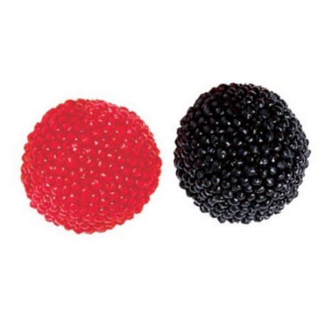 Framboises et mûres à grains gélifiées - 1kg