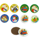 Médaillons de Noël en chocolat - carton de 5kg