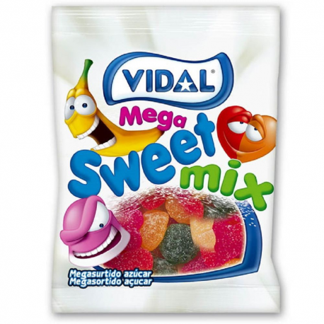 Mega Sweet mix 90g Vidal - carton de 14 sachets