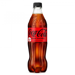Coca cola sans sucre - Pack de 12 Pet 50cl
