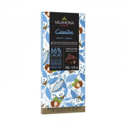 Chocolat Caraïbe 66% Valrhona - tablette de 70g