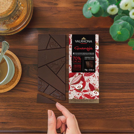 Chocolat Guanaja 70% Valrhona - tablette de 70g