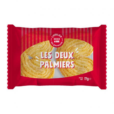 Palmiers x2 - 17g - carton de 120 pièces