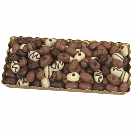 Oeufs décorés praliné - plateau de 2.34Kg