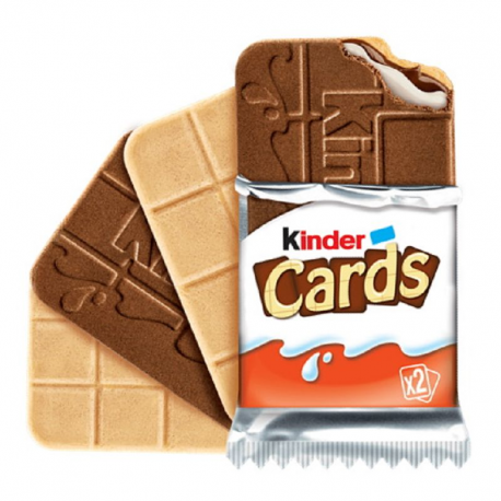 Kinder Cards T5 - 128g - carton de 20 paquets