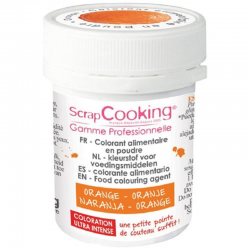 Colorant alimentaire en poudre 5g Scrapcooking ORANGE